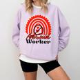 AntiSocial Worker Anti-Social Social Worker Introvert Comfort Colors Sweatshirt Orchid AntiSocial Worker Anti-Social Social Worker Introvert Comfort Colors Sweatshirt Orchid