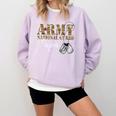 Army National Guard Papa Army National Guard Graduation Papa Comfort Colors Sweatshirt Orchid