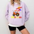 My Baby Just Crushed Preschool Graduation Comfort Colors Sweatshirt Orchid