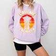 Bachelor Graduation For University Degree Party Llama Comfort Colors Sweatshirt Orchid