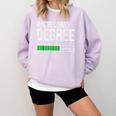 Bachelors Degree Loading College Student Graduation Comfort Colors Sweatshirt Orchid