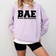 BAE And Educated Black History Month Graduation Comfort Colors Sweatshirt Orchid