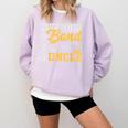 Band Senior Uncle Class Of 2026 Graduation Graduate Comfort Colors Sweatshirt Orchid