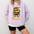 Bees They Call Me The Spelling Bee Champ Graduation Comfort Colors Sweatshirt Orchid