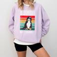 Bernedoodle Dog Introvert Bernedoodle Comfort Colors Sweatshirt Orchid