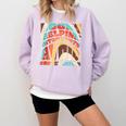 Books Helping Introverts Avoid Conversation Comfort Colors Sweatshirt Orchid