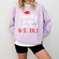 BSN Bachelor Of Science In Nursing Graduation Comfort Colors Sweatshirt Orchid