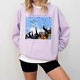 Cadets Celebrate Academy Graduation Comfort Colors Sweatshirt Orchid