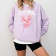If I Cant Bring My Axolotl Im Not Going Salamander Introvert Comfort Colors Sweatshirt Orchid