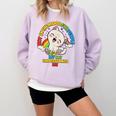Cat Mom Loves Cats Dad Not In The Mood For People Introvert Comfort Colors Sweatshirt Orchid