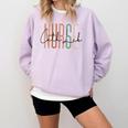 Cath Lab Nurse Catheter Laboratory Nurse Graduation Comfort Colors Sweatshirt Orchid