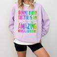 Certified Medical Assistant CMA Graduation Comfort Colors Sweatshirt Orchid
