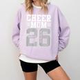 Cheer Mom Senior 2026 Cheerleaders Graduation Mother Comfort Colors Sweatshirt Orchid