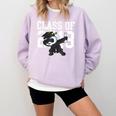 Class Of 2018 Graduation Dabbing Panda Bear Comfort Colors Sweatshirt Orchid