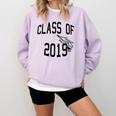Class Of 2019-High School College University GRADUATION Comfort Colors Sweatshirt Orchid