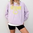 Class Of 2020 Senior 90s Grunge Graduation Comfort Colors Sweatshirt Orchid