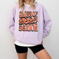 Class Of 2025 Senior Orange And Student Graduation Comfort Colors Sweatshirt Orchid