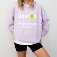 Class Of 2025 Tennis Mom Senior Graduation Graduate Comfort Colors Sweatshirt Orchid