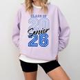Class Of 2026 Senior Graduation High School And College Grad Comfort Colors Sweatshirt Orchid