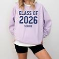Class Of 2026 Senior Graduation High School College Grad Comfort Colors Sweatshirt Orchid
