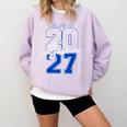 Class Of 2027 Senior 2027 Graduation Comfort Colors Sweatshirt Orchid