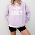 Class Of 2027 Shirt Senior Graduation 2027 Comfort Colors Sweatshirt Orchid
