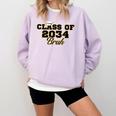 Class Of 2034 Senior 2034 Graduation Bruh Comfort Colors Sweatshirt Orchid