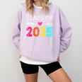 Class Of 2035 Kindergarten Pre K Grow With Me Graduation Comfort Colors Sweatshirt Orchid