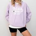 Class Of 2037 First Day Of School Graduation Grow With Me Comfort Colors Sweatshirt Orchid