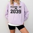 Class Of 2039 Grow With Me First Day Of School Graduation Comfort Colors Sweatshirt Orchid