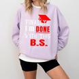 College Graduation T Shirt Senior Finally Done Comfort Colors Sweatshirt Orchid