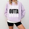 Cool Straight Outta Divinity School Graduation Shirt Comfort Colors Sweatshirt Orchid