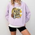 Craft Beer Lover Introverted & Hoppy Comfort Colors Sweatshirt Orchid