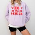 Cross Country Senior Night Senior 2025 Graduation Party 5 Comfort Colors Sweatshirt Orchid