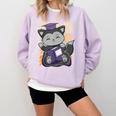 Cute Anime Fox Graduate Of A Class For Graduation Comfort Colors Sweatshirt Orchid