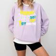 Cute Happy Last Day Of 1st Grade Shirt Kids Graduation Comfort Colors Sweatshirt Orchid