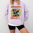Dabbing Boy Goodbye 2nd Grade Hello 3rd Grade Graduation Comfort Colors Sweatshirt Orchid