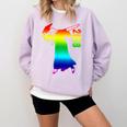 Dabbing Graduate 2018 Graduation Celebration Comfort Colors Sweatshirt Orchid