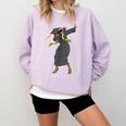 Dabbing Graduation Class Of 2025 Women History Month Comfort Colors Sweatshirt Orchid