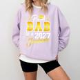 Dad Graduation Senior 2027 Proud Dad Of a 2027 Graduate Comfort Colors Sweatshirt Orchid