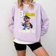 Dinosaur Graduation Cap Gown 3rd Grade Graduate Nailed It Comfort Colors Sweatshirt Orchid