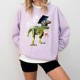 Dinosaur T Rex Rawr Last Day Of School Graduation Shirt Comfort Colors Sweatshirt Orchid