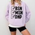 DNP Doctor MSN BSN DNP Nurse DNP Degree Graduation Comfort Colors Sweatshirt Orchid