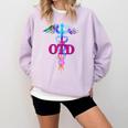 Doctor Of Occupational Therapy OTD Caduceus Graduation Comfort Colors Sweatshirt Orchid