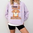Dog Introvert I Need 20 Minutes Where No One Comes Comfort Colors Sweatshirt Orchid
