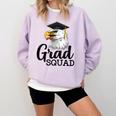 Eagle Grad Squad Class Of 2019 Graduation Comfort Colors Sweatshirt Orchid