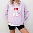 Earned It 2023 For Nurse Graduation Or RN LPN Class Of 2023 Comfort Colors Sweatshirt Orchid