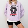 Educated Graduate 2019 Graduation Cute T Shirt Comfort Colors Sweatshirt Orchid