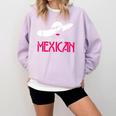Educated Mexican Graduation Shirt For Women Comfort Colors Sweatshirt Orchid