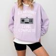 Elementary School Graduation Shirt Level Complete Gamer Comfort Colors Sweatshirt Orchid